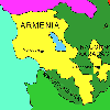 map of armenia, thumbnail