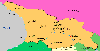 map of georgia, thumbnail