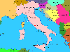 map of  italy, thumbnail