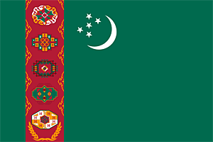 flag of Turkmenistan